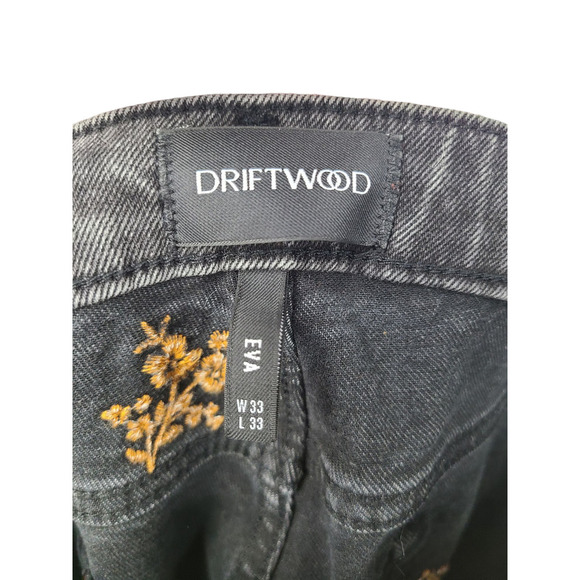 Women's Black and Orange Jeans - Picture 4 of 10
